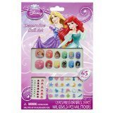 [디즈니] 프린세스 네일 스티커 세트-Disney Princess 65 Piece Decorative Nail Art Kit(재입고)