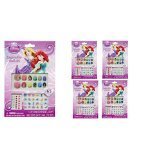 [디즈니] 프린세스 네일 스티커 4 세트-Disney Princess 65 pcs Decorative Nail Art Nail Stickers and Gems x 4 packs 