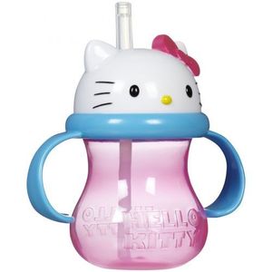 Munchkin Straw Cup - Hello Kitty - 8 oz -키티 스트로우컵 
